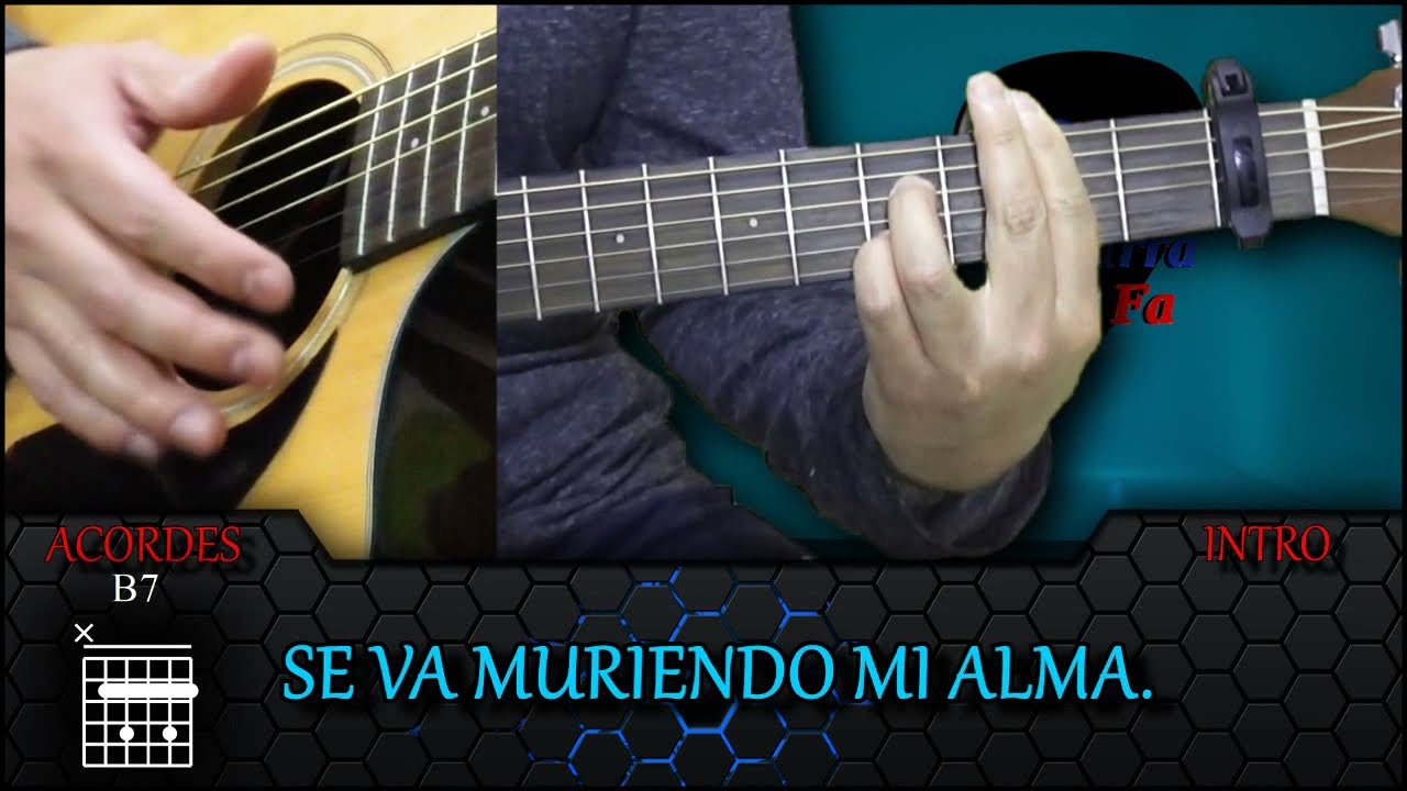 Cómo tocar SE VA MURIENDO MI ALMA en guitarra - Marco Antonio Solís | TUTORIALES DE GUITARRA - T1