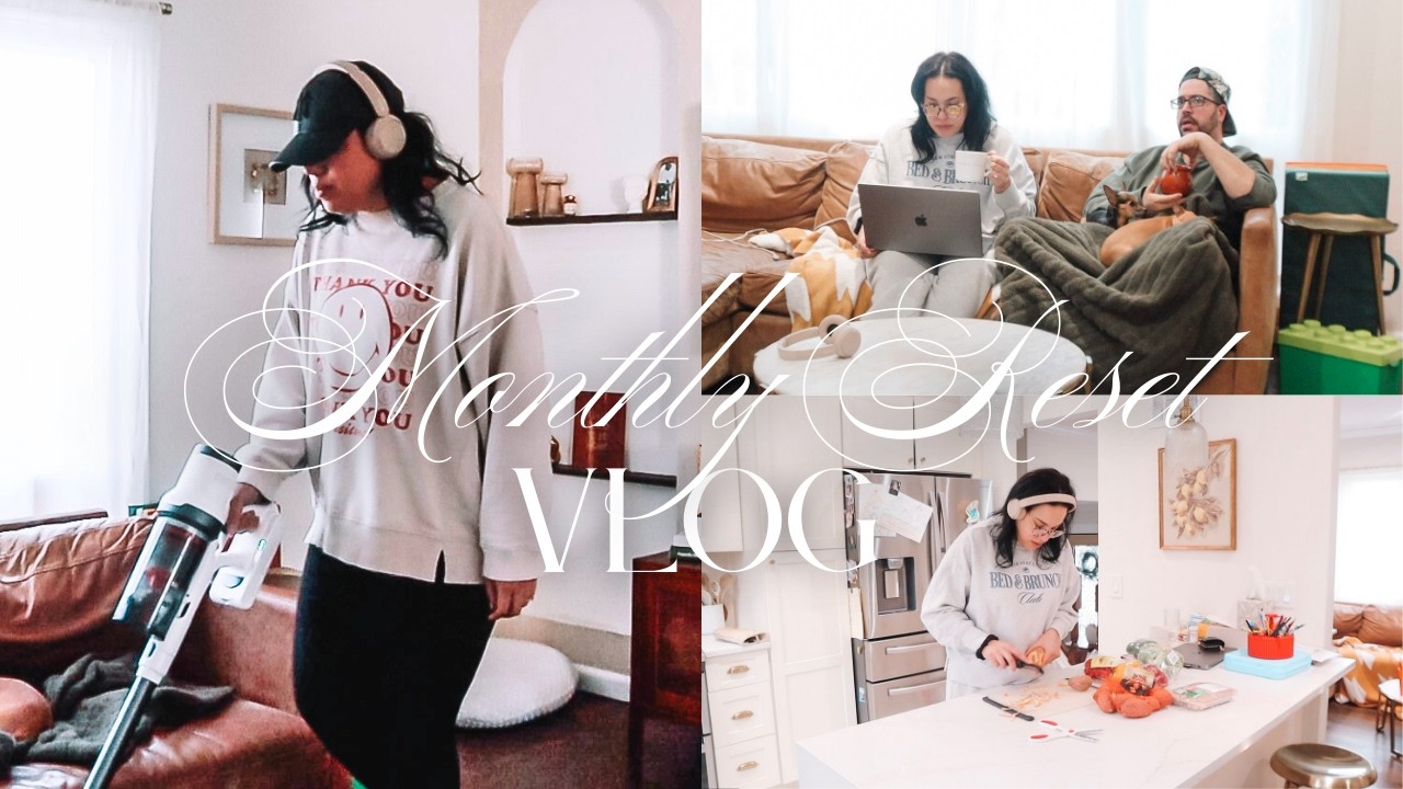 Monthly Reset Vlog | Cleaning, Meal Prep, Budget Planning & More