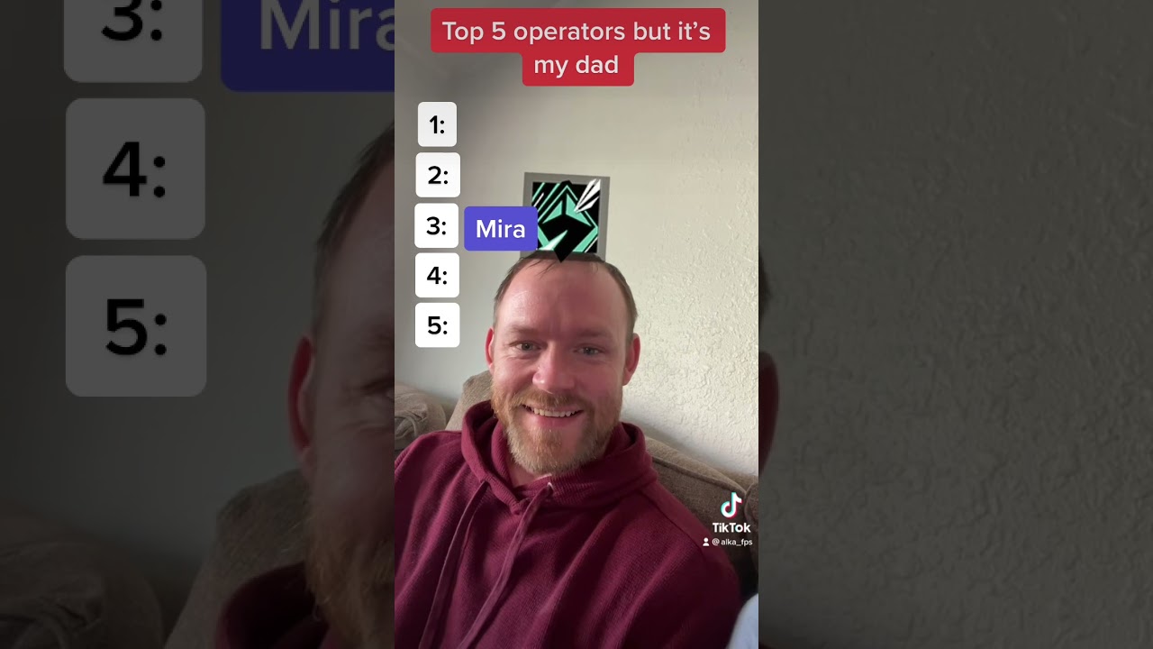 My DAD ranked 5 Siege Operators&hellip;