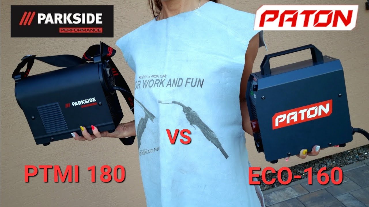 Сравнение минисварочных аппар для покрытых электродов Parkside Performance PTMI 180 и Paton Eco 160