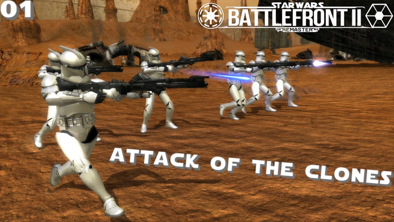 Star Wars Battlefront II (Remastered) | Campaign 01 - Attack Of The Clones