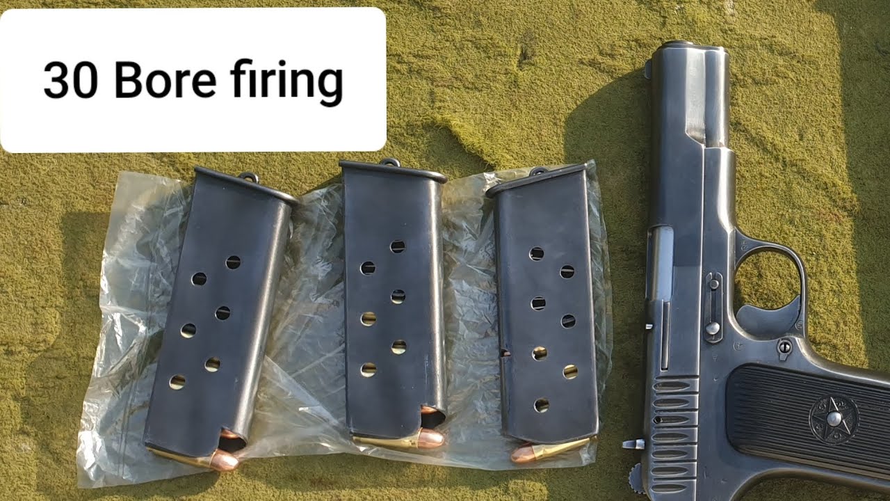 TT pistol firing video || 30 bore or 9mm pistol