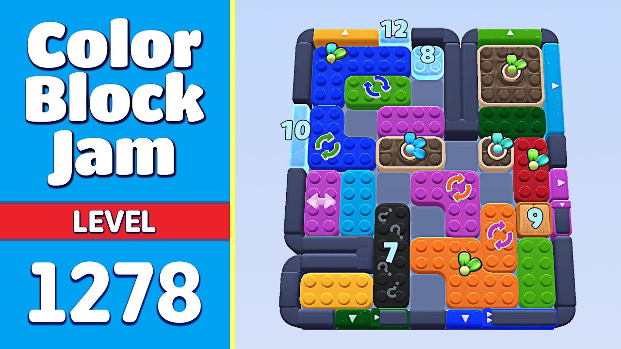 Color Block Jam Уровень 1278 (1279) | Все головоломки решены! 🎯