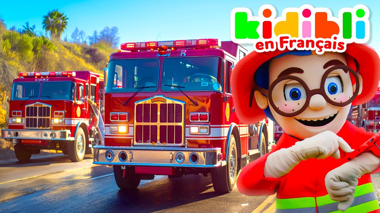 Compilation : Camion de Pompiers | Kidibli | Animaj Kids