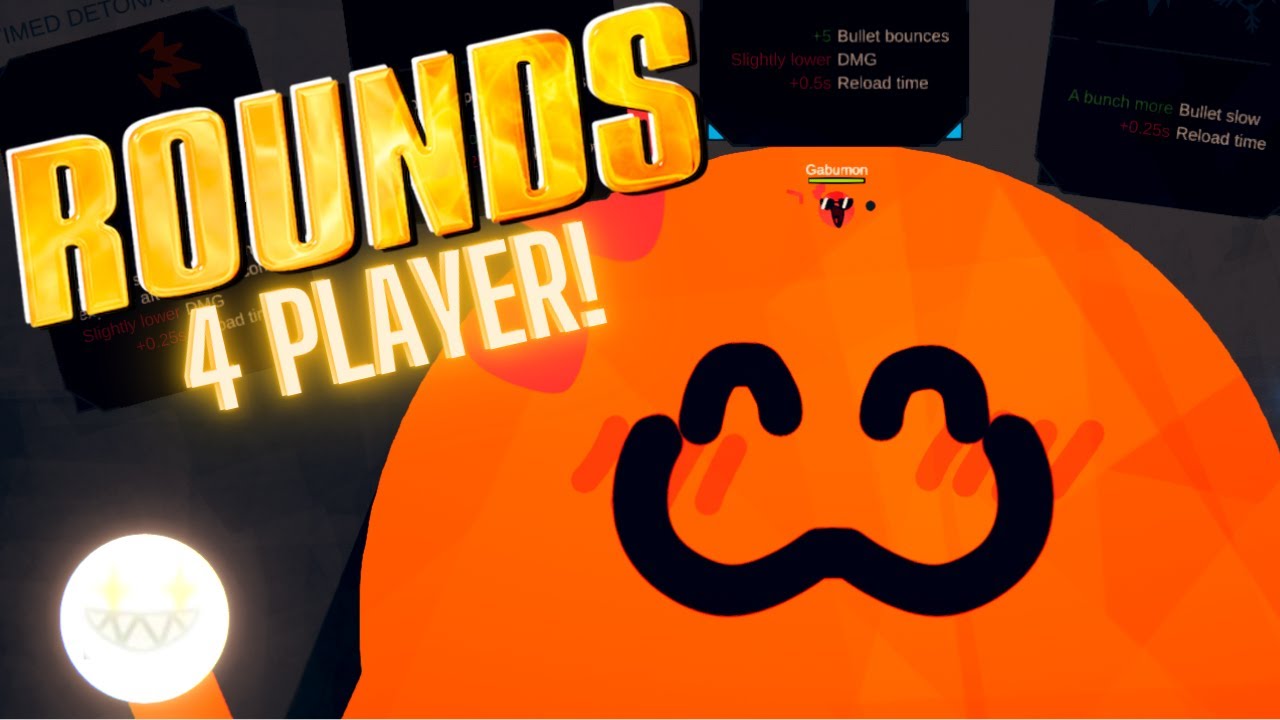 Playing 4 Player Modded ROUNDS Live - Friday Late Night Game Night!!!