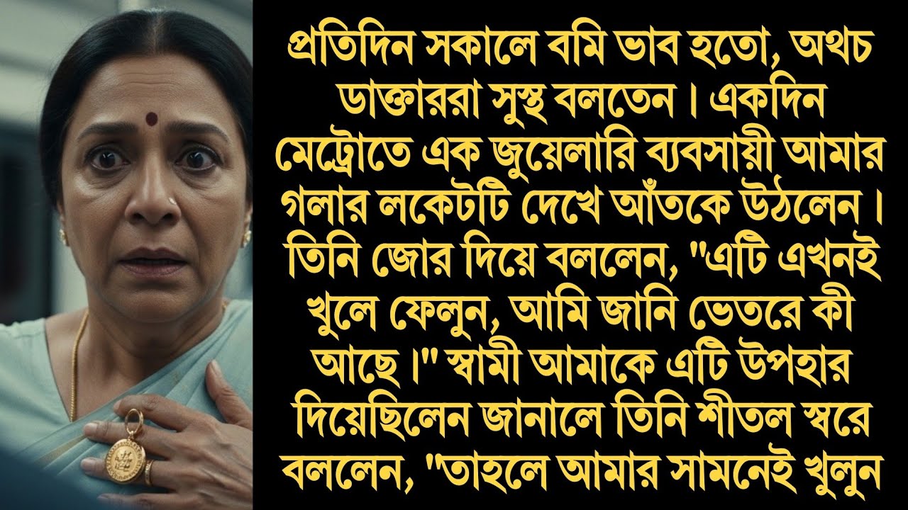 বিবাহবার্ষিকীর উপহার নাকি মৃত্যুর পরোয়ানা? লকেটের আড়ালে স্বামীর ভয়ংকর ষড়যন্ত্র!