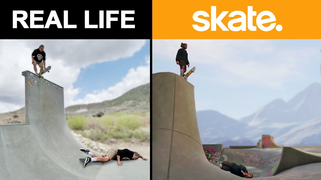 Воссоздание моих худших скейтбордных ударов в Skate 4