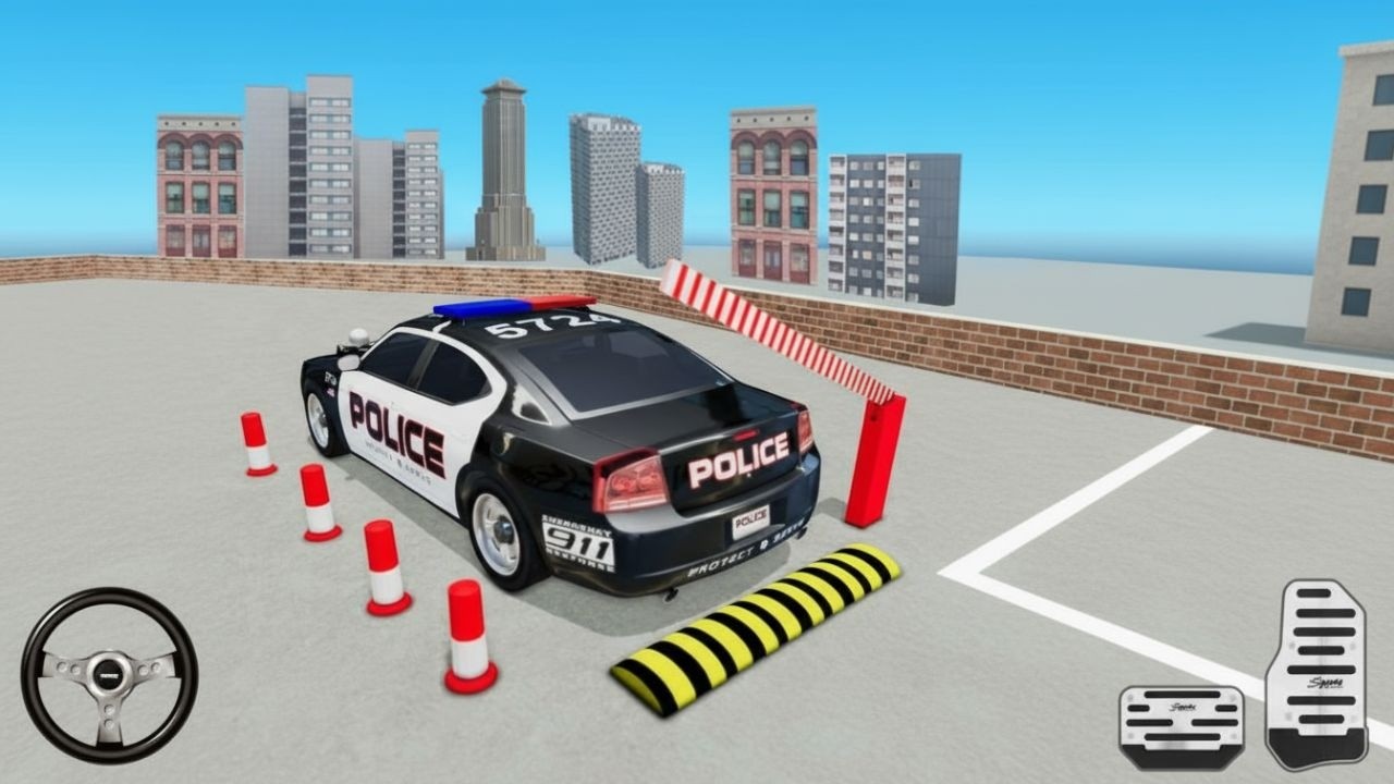 Police Car Stuck in Parking Garage! 🚔 | 3D Driving Class 2026 Gameplay
