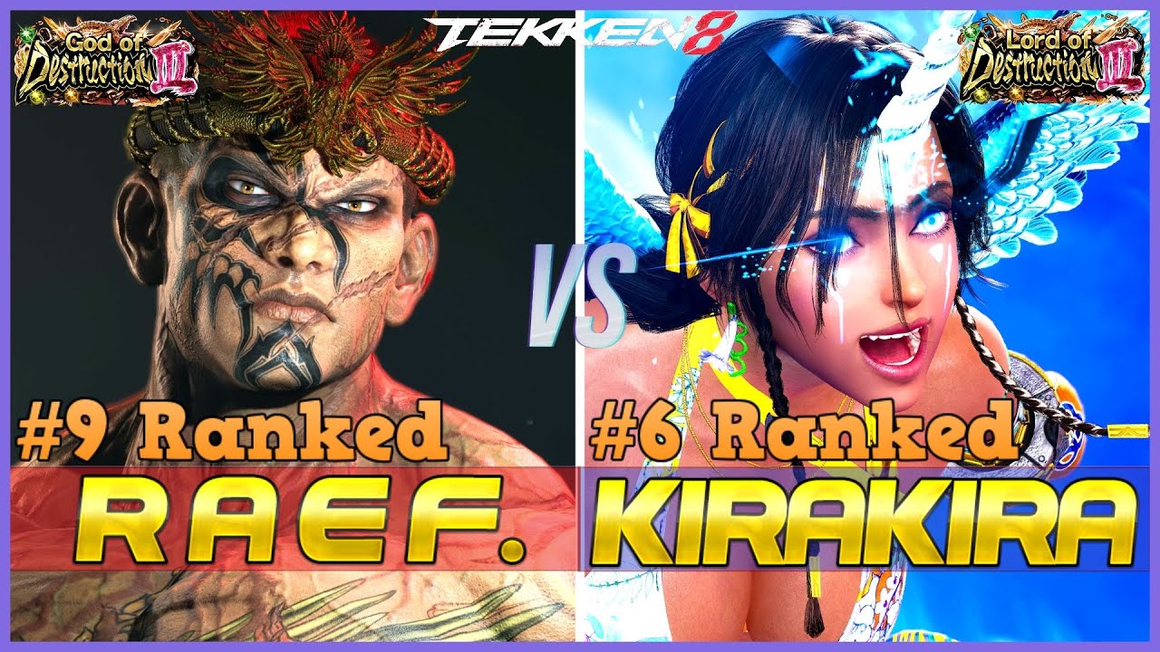 T8 ▰ KIRAKIRA (#6 Ranked Miary Zo) Vs RAEF (#9 Ranked Fahkumram) ▰ Tekken 8 High Level Gameplay