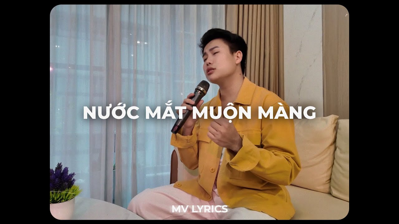 NƯỚC MẮT MUỘN MÀNG LOFI - KHẢ HIỆP | LYRICS VIDEO| Đêm đến căn phòng chỉ mình anh với nỗi cô đơn…