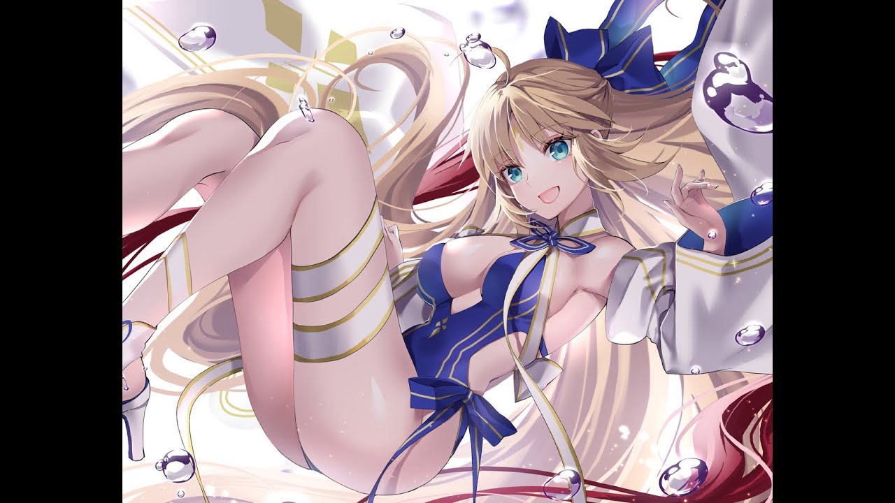 [ FGO繁中版 ] 盈月劍風帖 [ 高難度 ] 殘夜幻想 | 泳裝術傻 | 倍卡5T