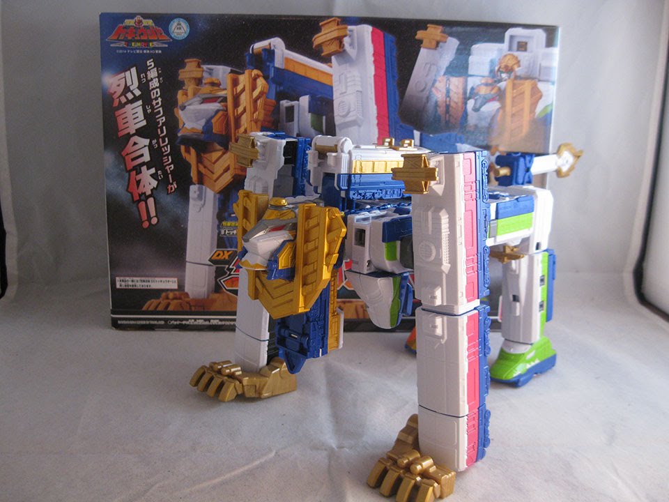 Ressha Gattai Series EX DX Safari Ga-oh Review (Ressha Sentai ToQger)