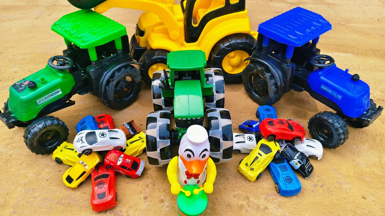 O हो बच्चों देखो हमारे monster tractor को क्या हो गया !! Krishna toy 