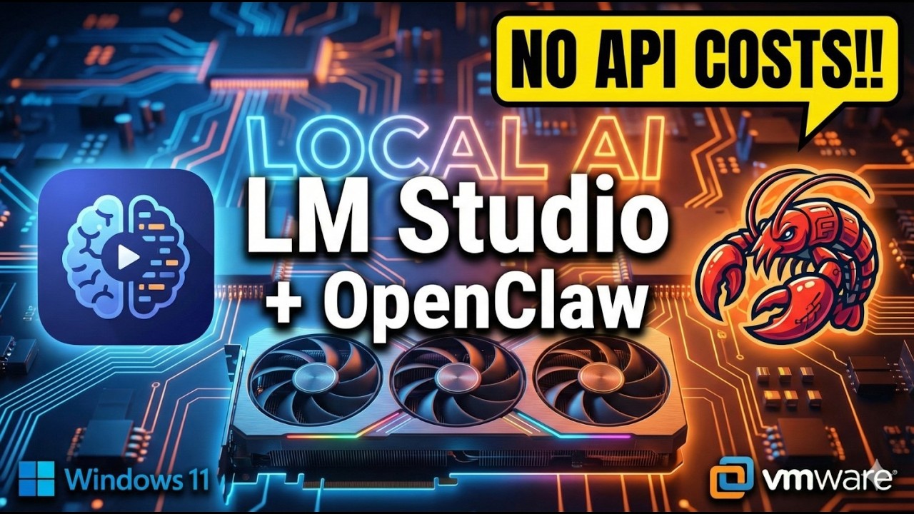 OpenClaw + LM Studio Full Setup on Windows 11  VM to Host's LM Studio Use your Graphics Card