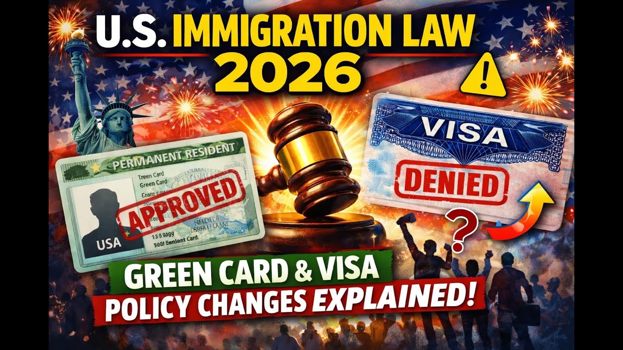 U.S. Immigration Law 2026 — Green Card & Visa Policy Changes Explained