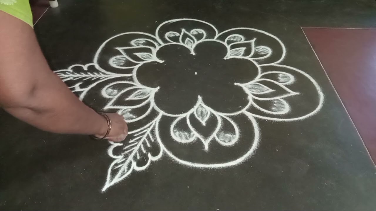 Special rangoli Rubah rangoli 