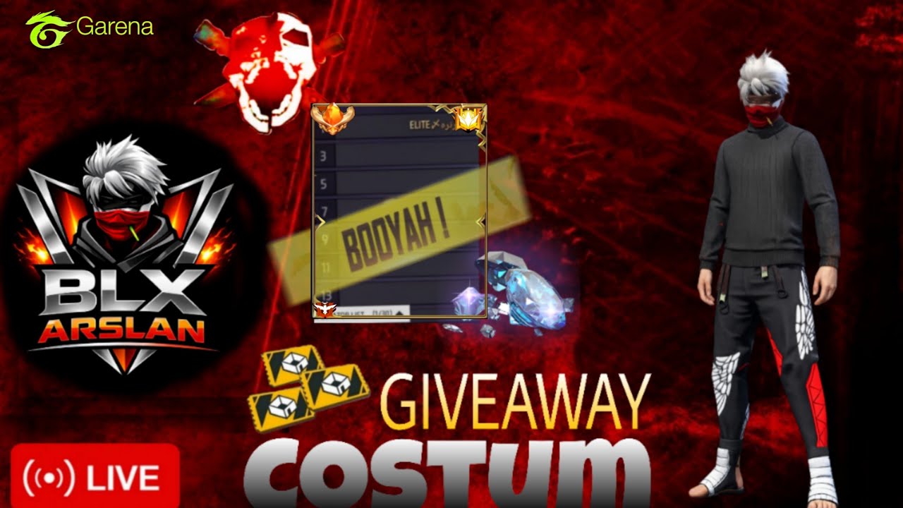 BLX ARSLAN  is live GIVEAWAY