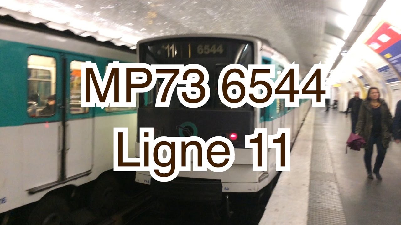 [Métro] Voyage sur la ligne 11 du métro parisien entre Châtelet et Mairie des Lilas