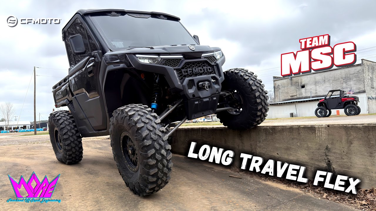 CFMOTO U10 Pro & Highland Long Travel Suspension Kit vs Stock Comparison