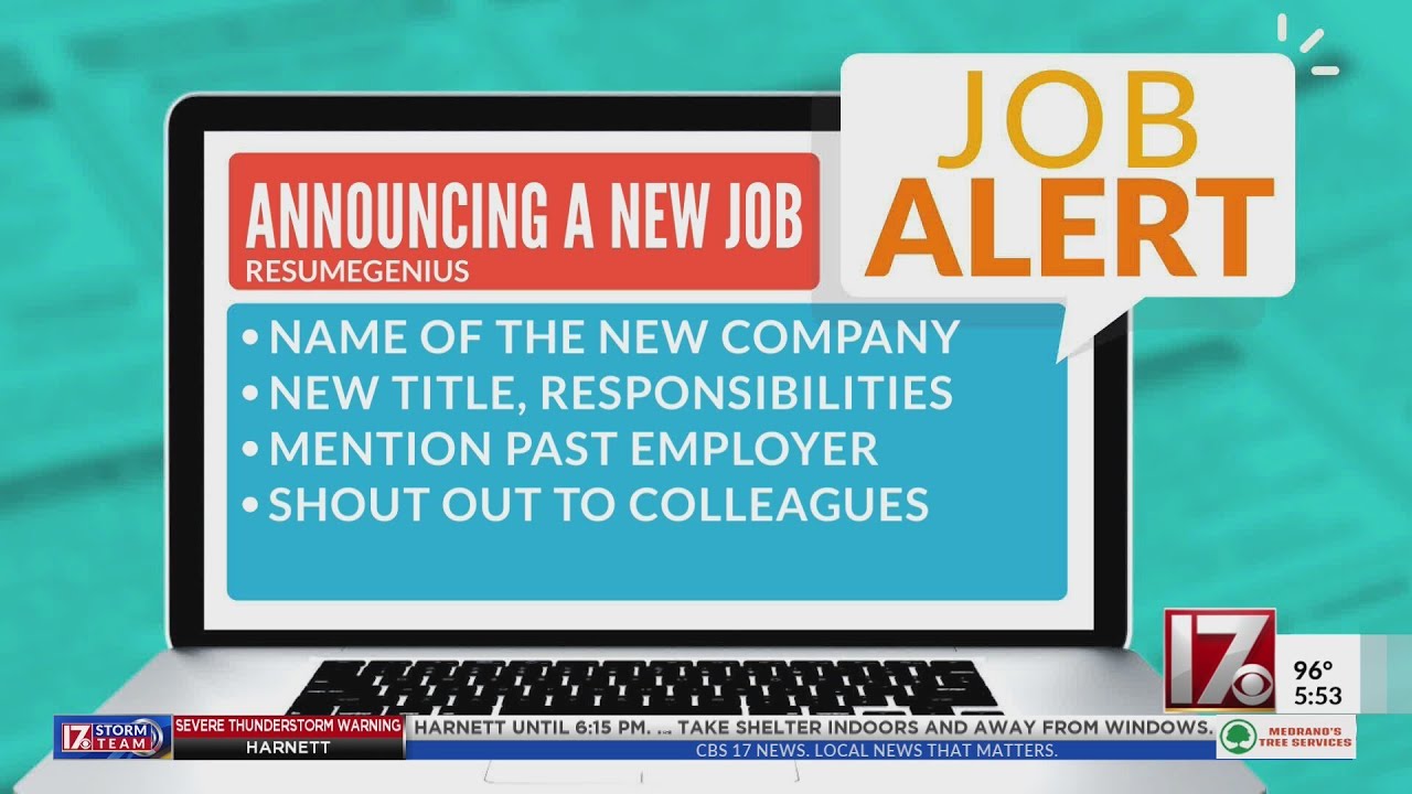 How and when to announce a new job on LinkedIn