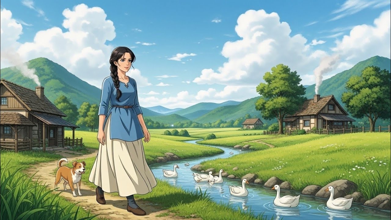 Calm LifePeaceful Village Morning 🌿Ghibli Style | Relaxing ASMR 
