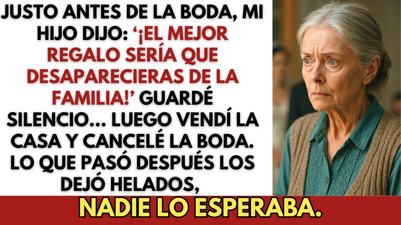 Mi Hijo Dijo: “El Mejor Regalo Es Que Desaparezcas” — Le Cerré La Puerta | Historias Narradas