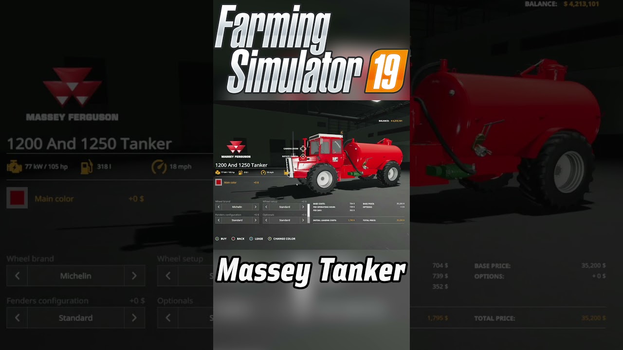 Massey Ferguson Tanker - FS19 Mod