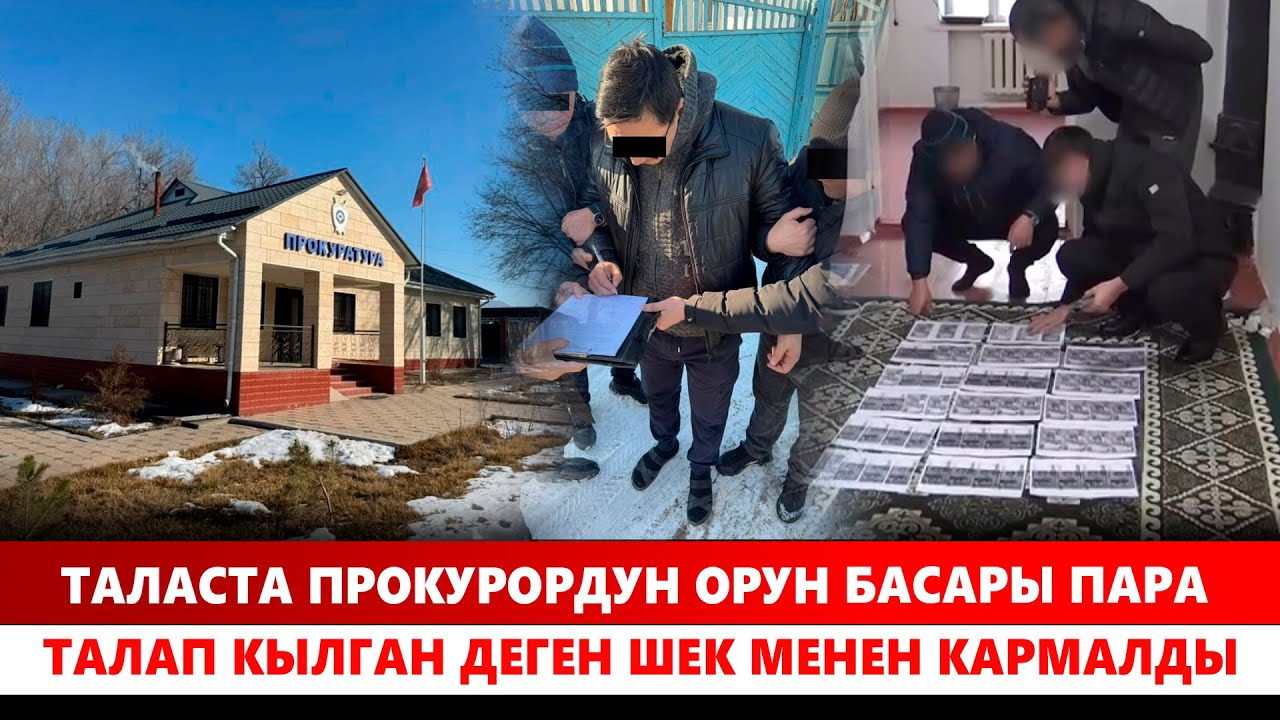 Таласта прокурордун орун басары пара талап кылган деген шек менен кармалды