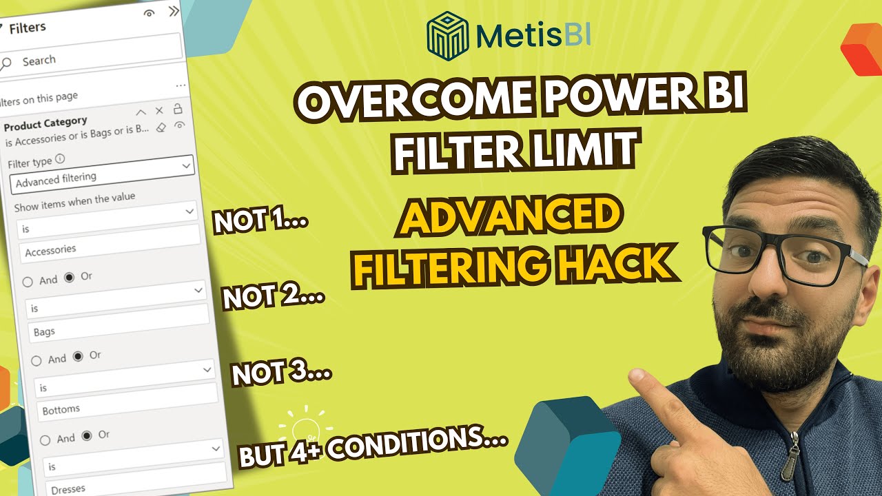 Overcome Power BI Filter Limits - Advanced Filtering Hack | Quick Tip