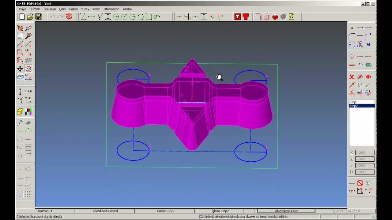 EZ-EDM V19 ile Tel Erozyon Uygulamaları...