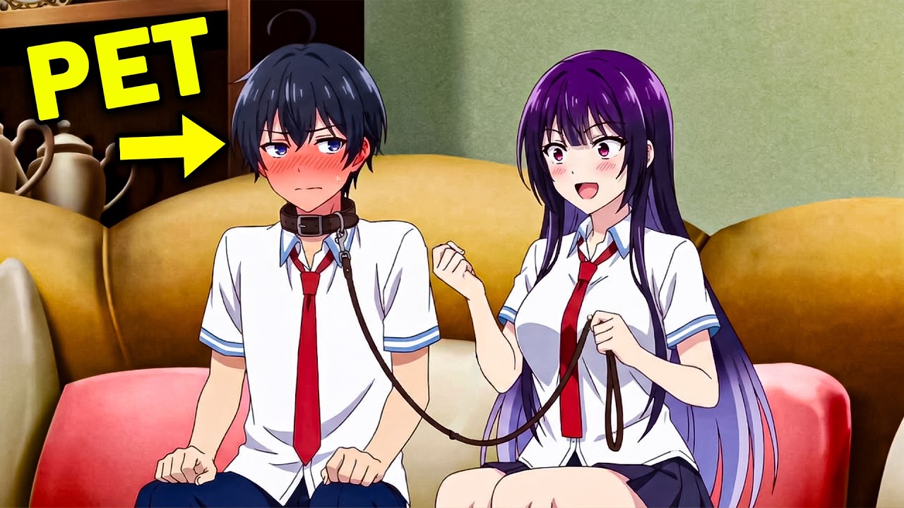 Most Popular Girl Makes Loser Her Pet, But He Is Her Secret Crush | Anime Recap