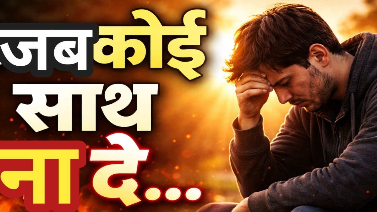 जब जिंदगी में कोई साथ नहीं देता तब क्या करें | Powerful Motivational Video @DilSeBaat-w2e #success 