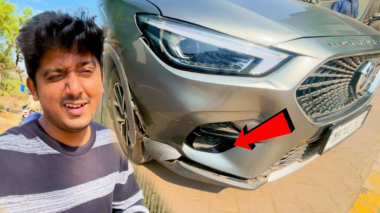 Car Ka Accident Ho Gaya😰