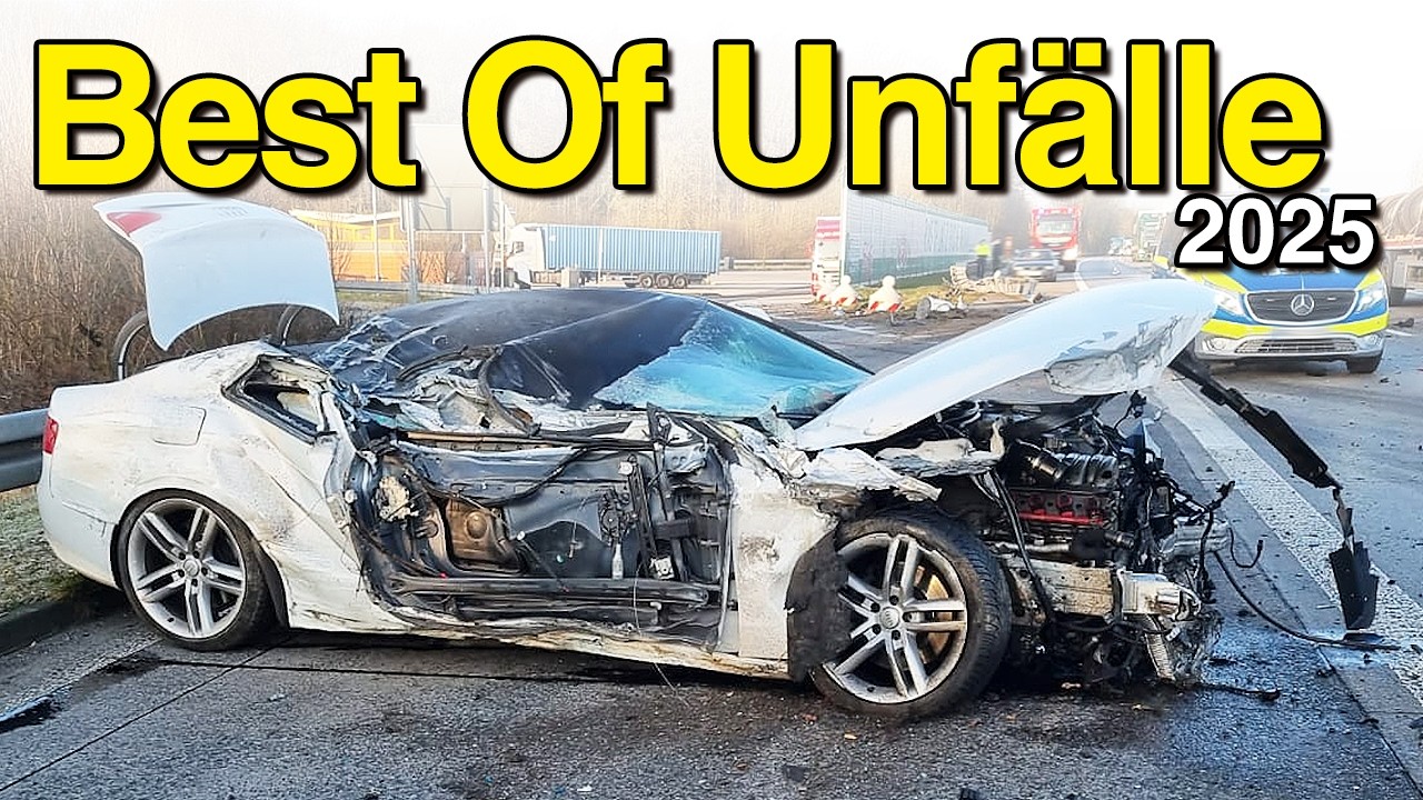 Best Of Unfälle 2025 - Schwerer Unfall, Totalschaden und dreiste Falschaussage | Dashcam Deutschland