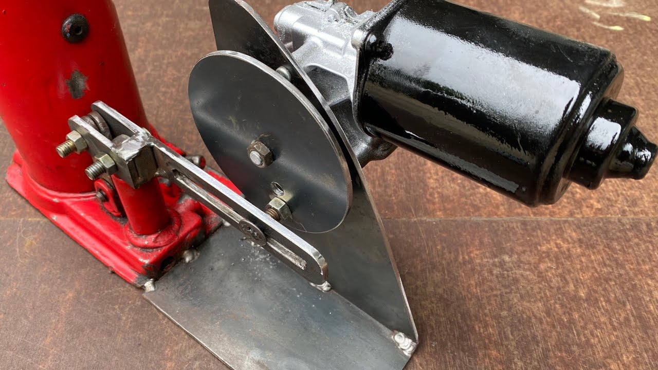 LUAR BIASA‼️ Diy cerdas tukang las dengan dongkrak dan dinamo kipas kaca yang harus anda coba!