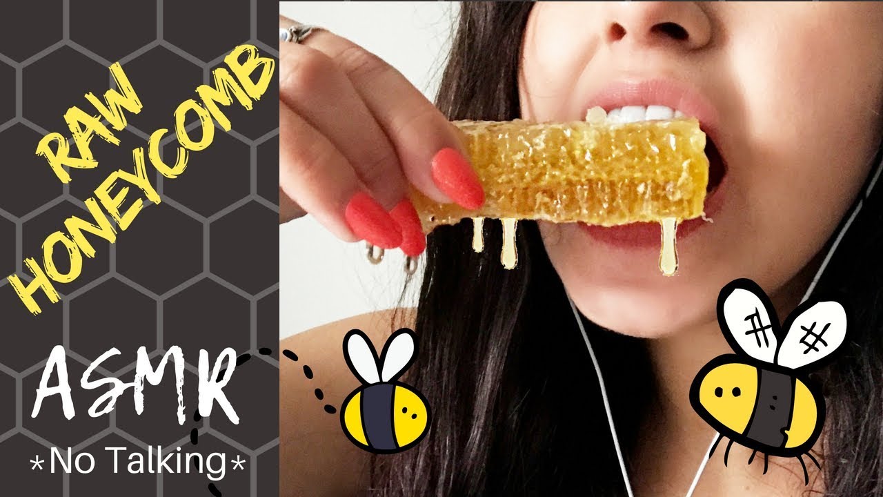 ASMR 🐝Raw Honeycomb 🍯Mukbang | Extreme STICKY *Eating Sounds* | No Talking | 벌꿀 리얼사운드 먹방