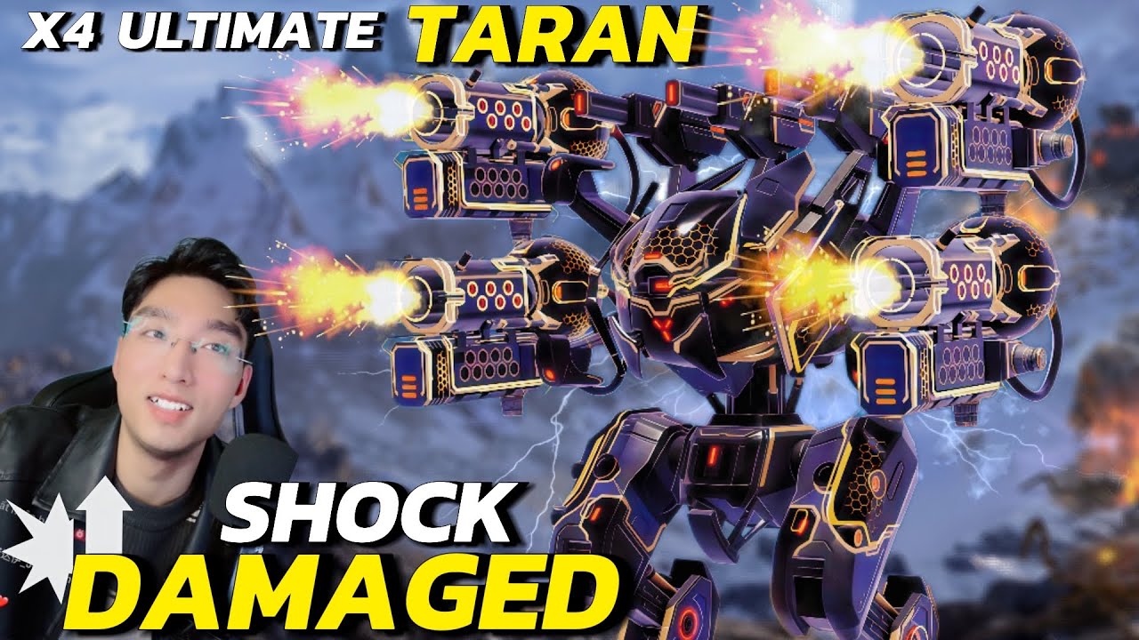 Шокирующий Урон с 4X Taran Ultimate на Typhon Ultimate | War Robots