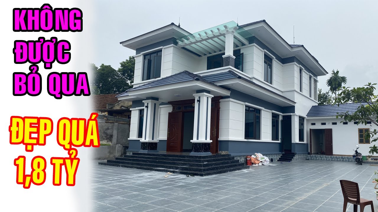 Định xây nhà 2 tầng tuyệt đối không được bỏ qua mẫu nhà rất đẹp này nhé