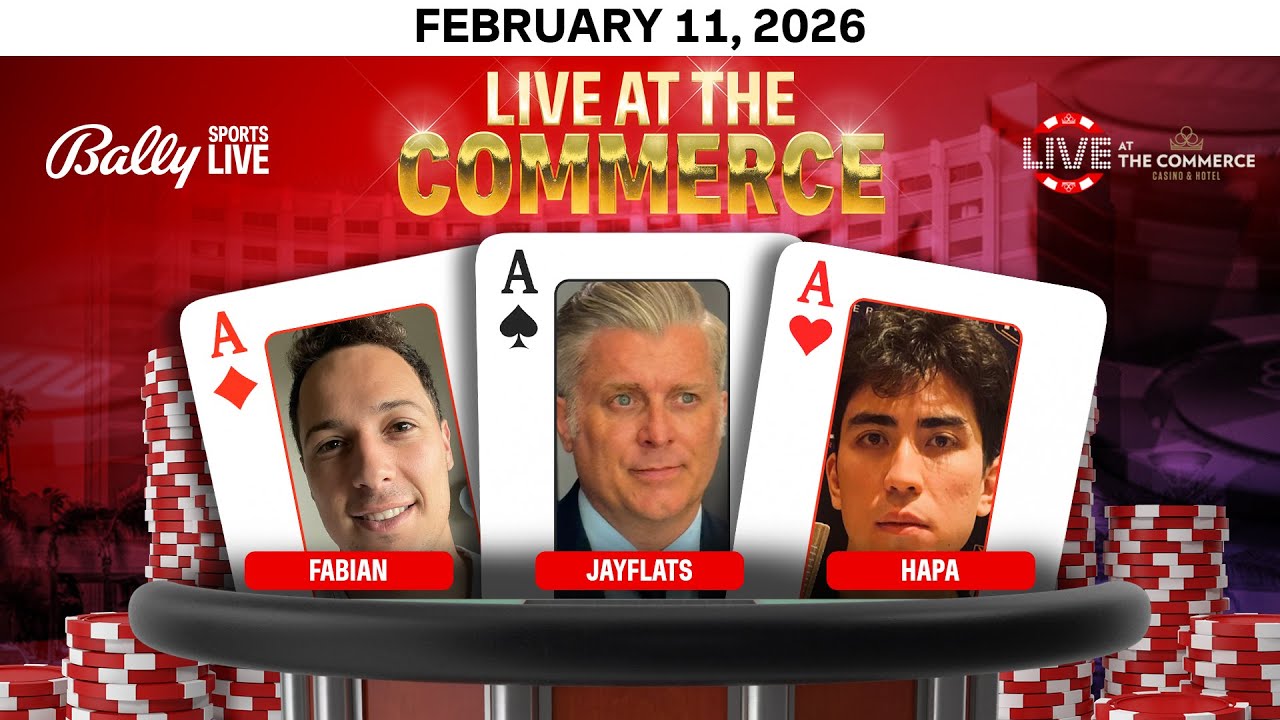 JAYFLATS 50TH ANNIVERSARY!!! HAPA & FABIAN play HIGH STAKES $25/$50/$100 NLH- Live at the Commerce