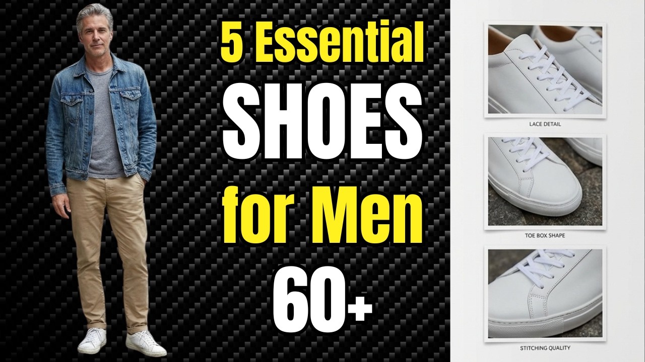 5 Essential Shoes Every Man Over 60 Should Own