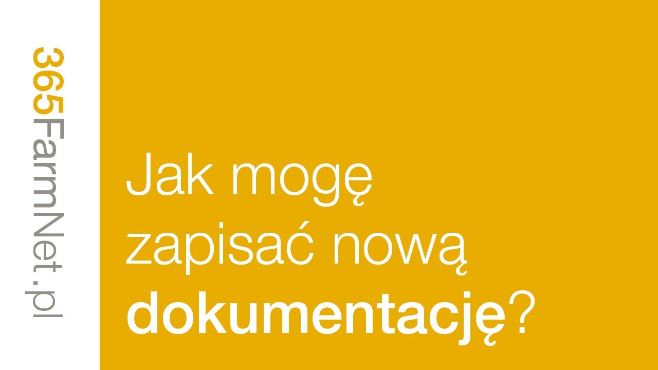 Jak mogę zapisać nową dokumentację?