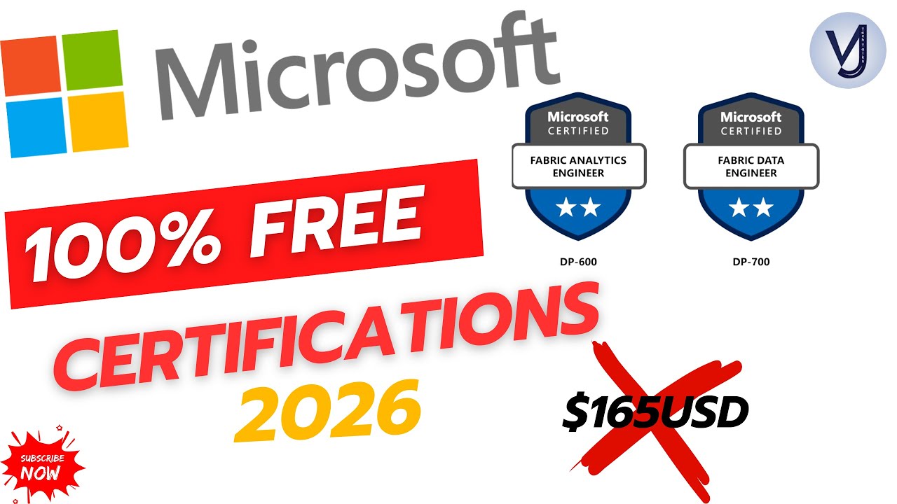Сертификация Microsoft Fabric 100% БЕСПЛАТНО! | Получите свой бесплатный сертификат Microsoft Fab...