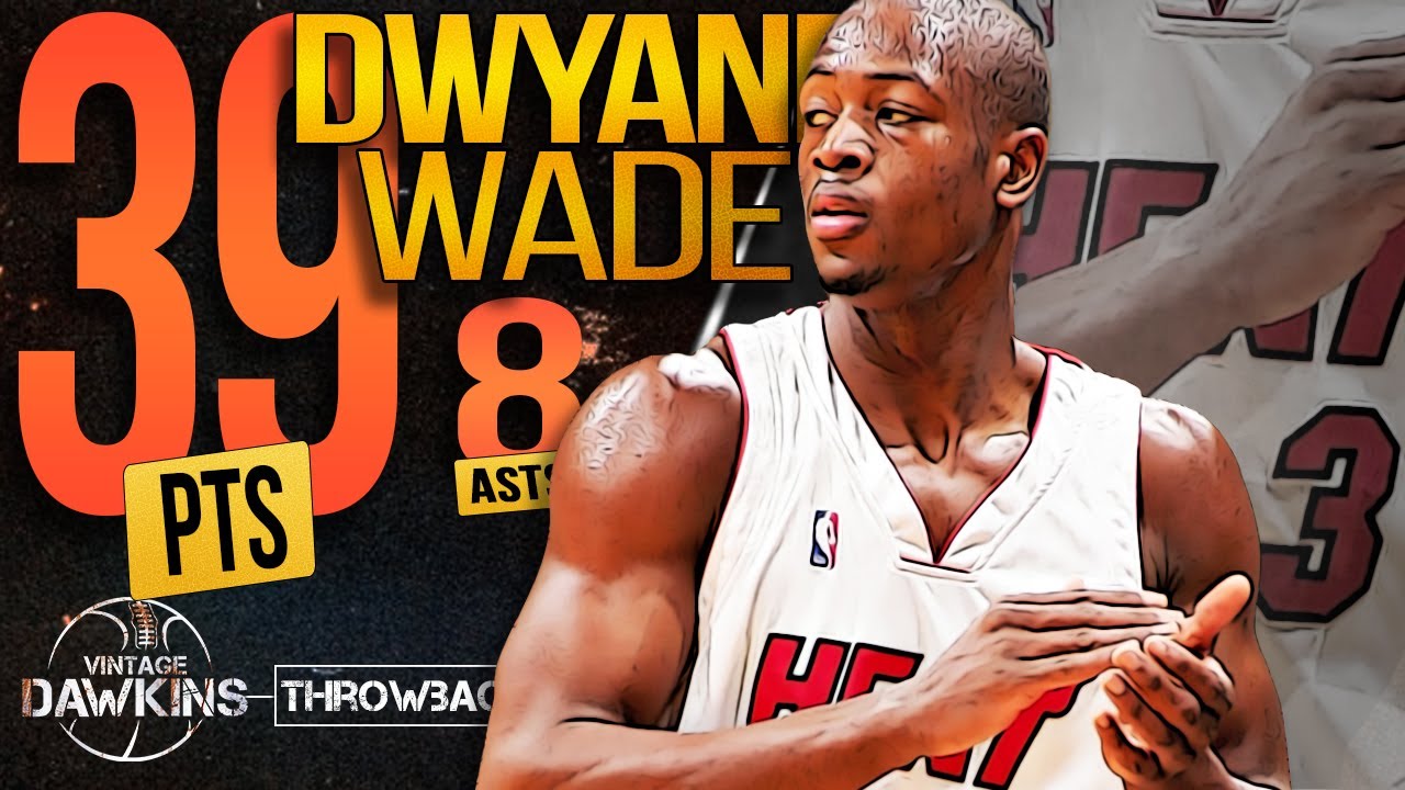 Young Dwyane Wade TAKES OVER In an Epic Performance vs Jazz | 39 Pts, 8 Asts 🔥⚡
