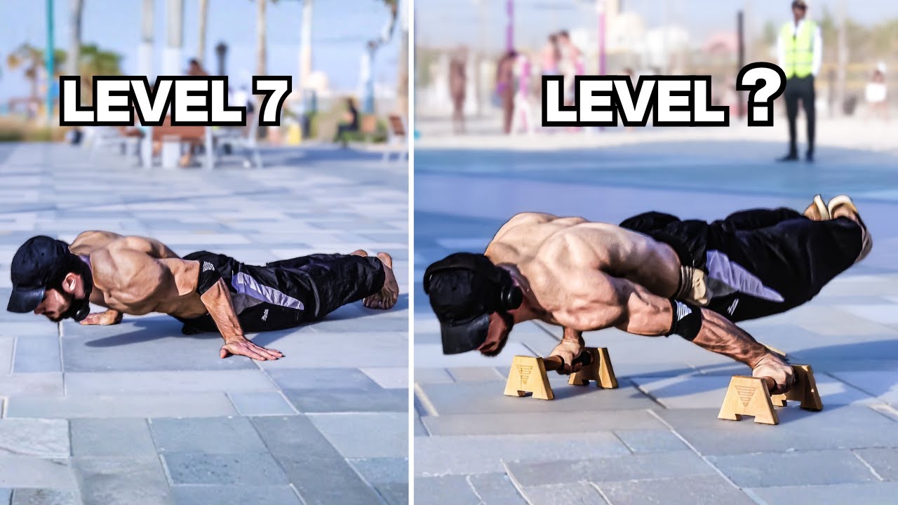 100 LEVELS of PUSH-UPS with Calisrama