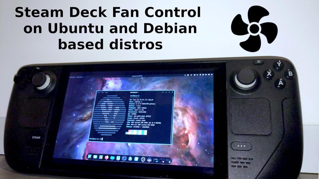 How to install Steam Deck (jupiter) fan control on Debian/Ubuntu based distros
