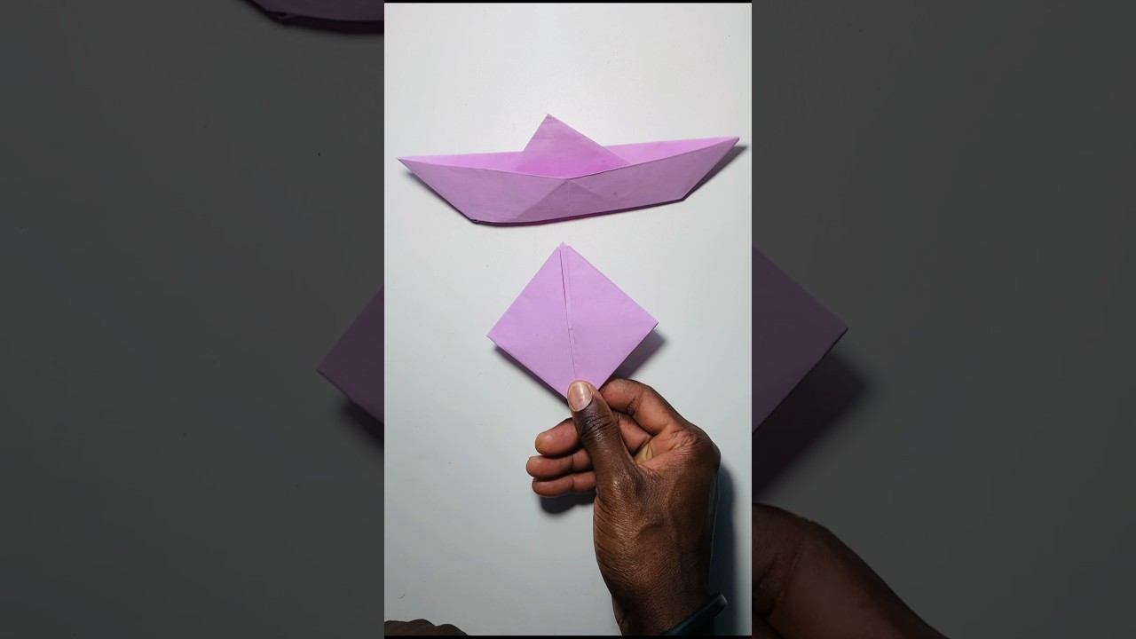 Comment fabriquer un super bateau en papier facil #diy #origami #bricolage #canada #papierpeint