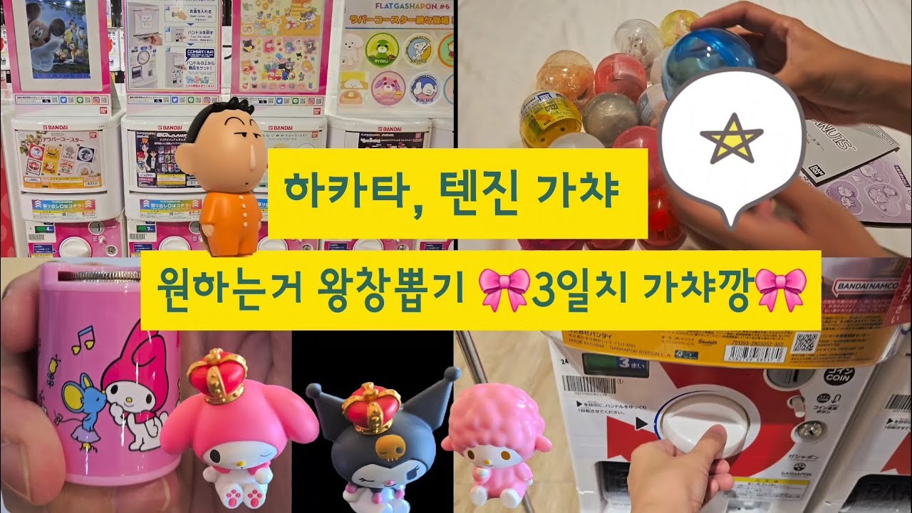 44. 후쿠오카★가챠★원하는거 왕창뽑기 | 3일치 가챠깡 후기