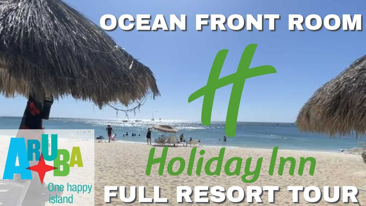 Курорт HOLIDAY INN ARUBA (все включено) 2023 — номер на берегу океана в Палм-Бич и полный тур