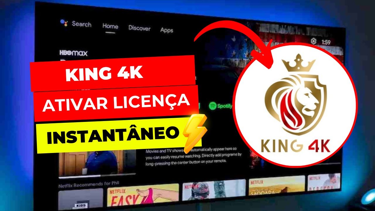 🔴 KING 4K Como Ativar Licen&ccedil;a de Forma R&aacute;pida e F&aacute;cil
