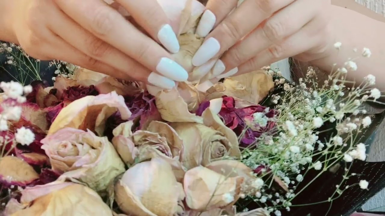 ASMR |🥀❤️ sonidos naturales y relajantes | flowers & soft ✨